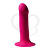 Dildo rosa con sopapa flexible